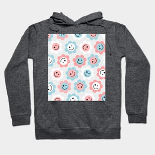 Trans Flower Faces Hoodie